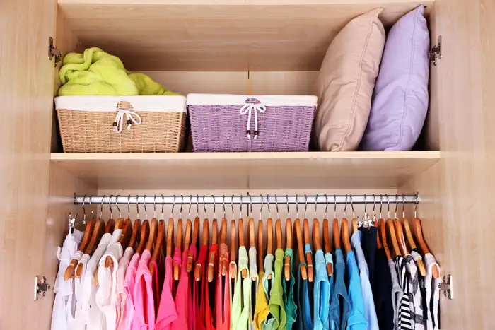 Using Vertical Space in the Closet